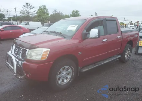 2004 Nissan Titan Se from USA, damaged, VIN 1N6AA07BX4N529440